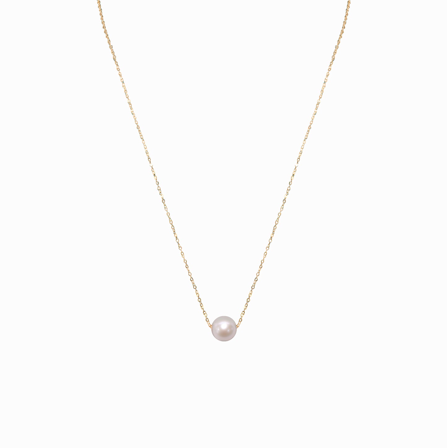 6-7 mm 18K Gold Pearl Necklace