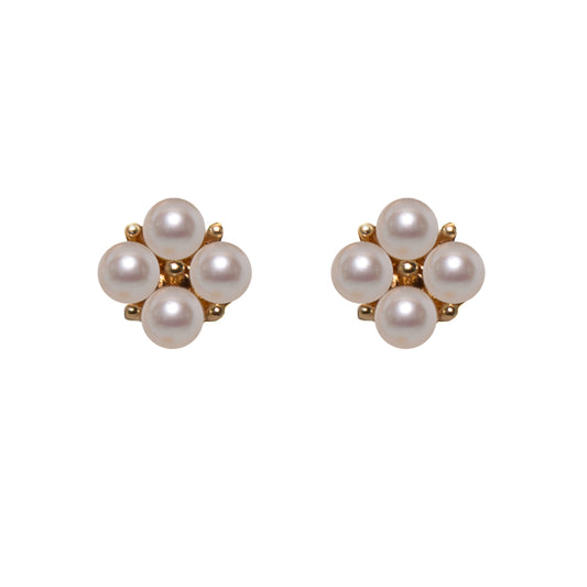 Blossoming Pearl Studs