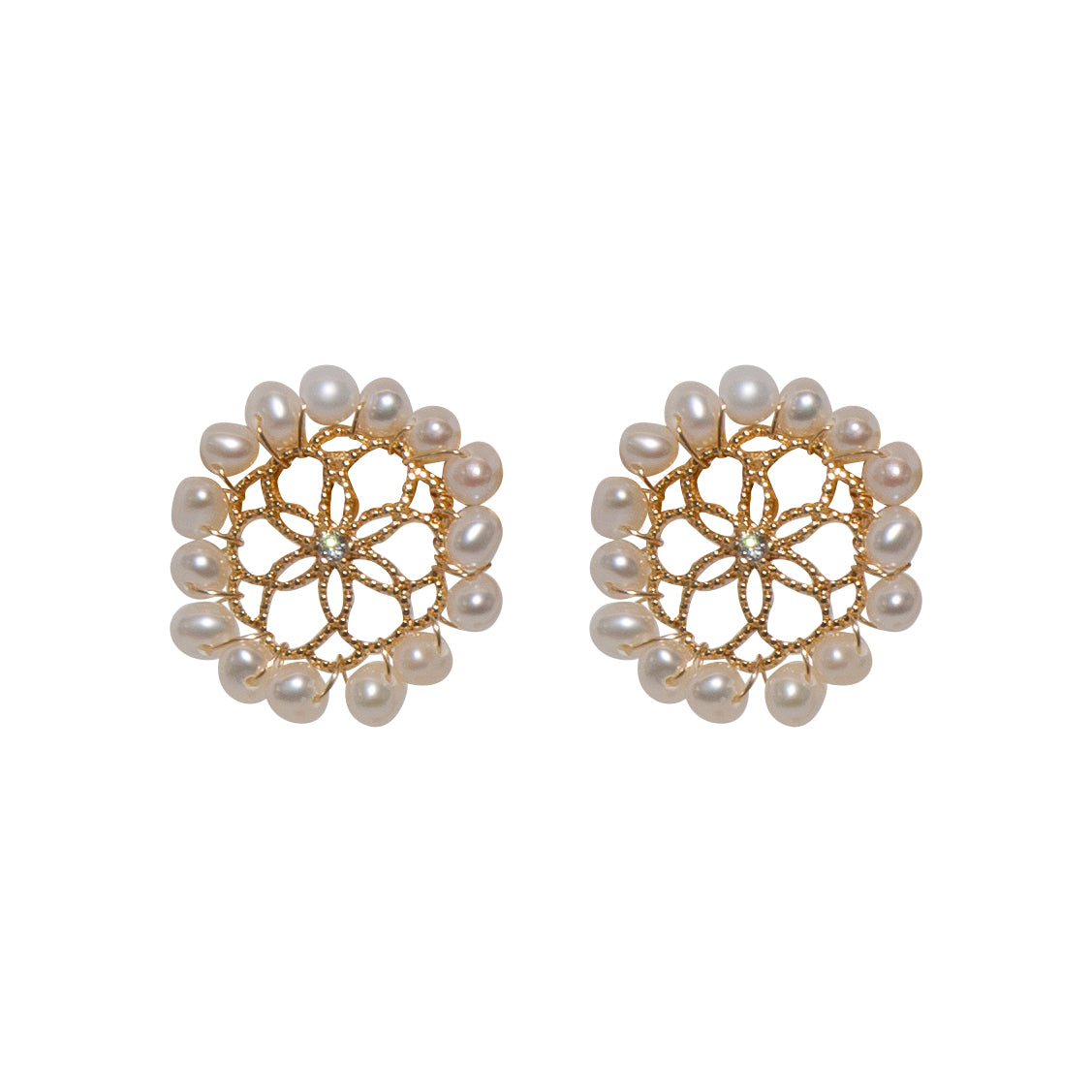 Eternal Loops of Gold Earrings