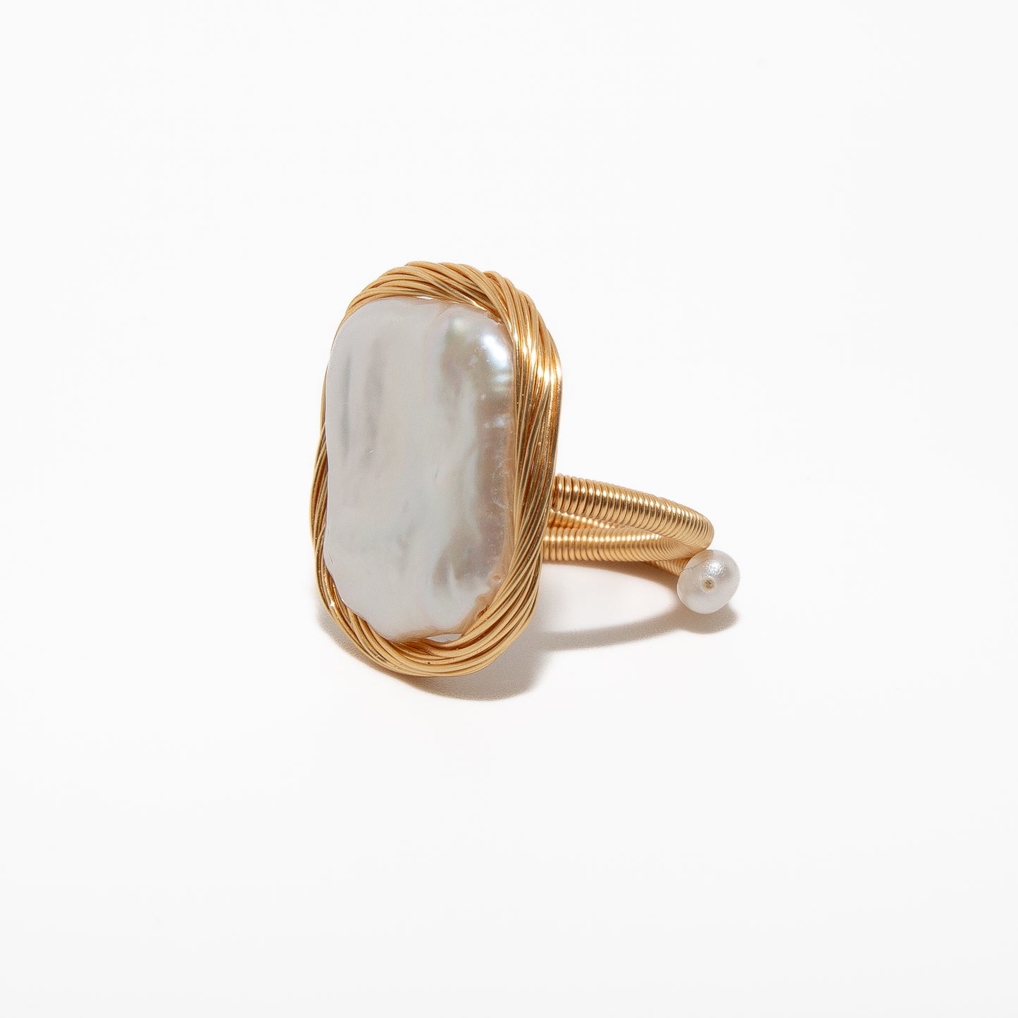 Golden Botero Ring