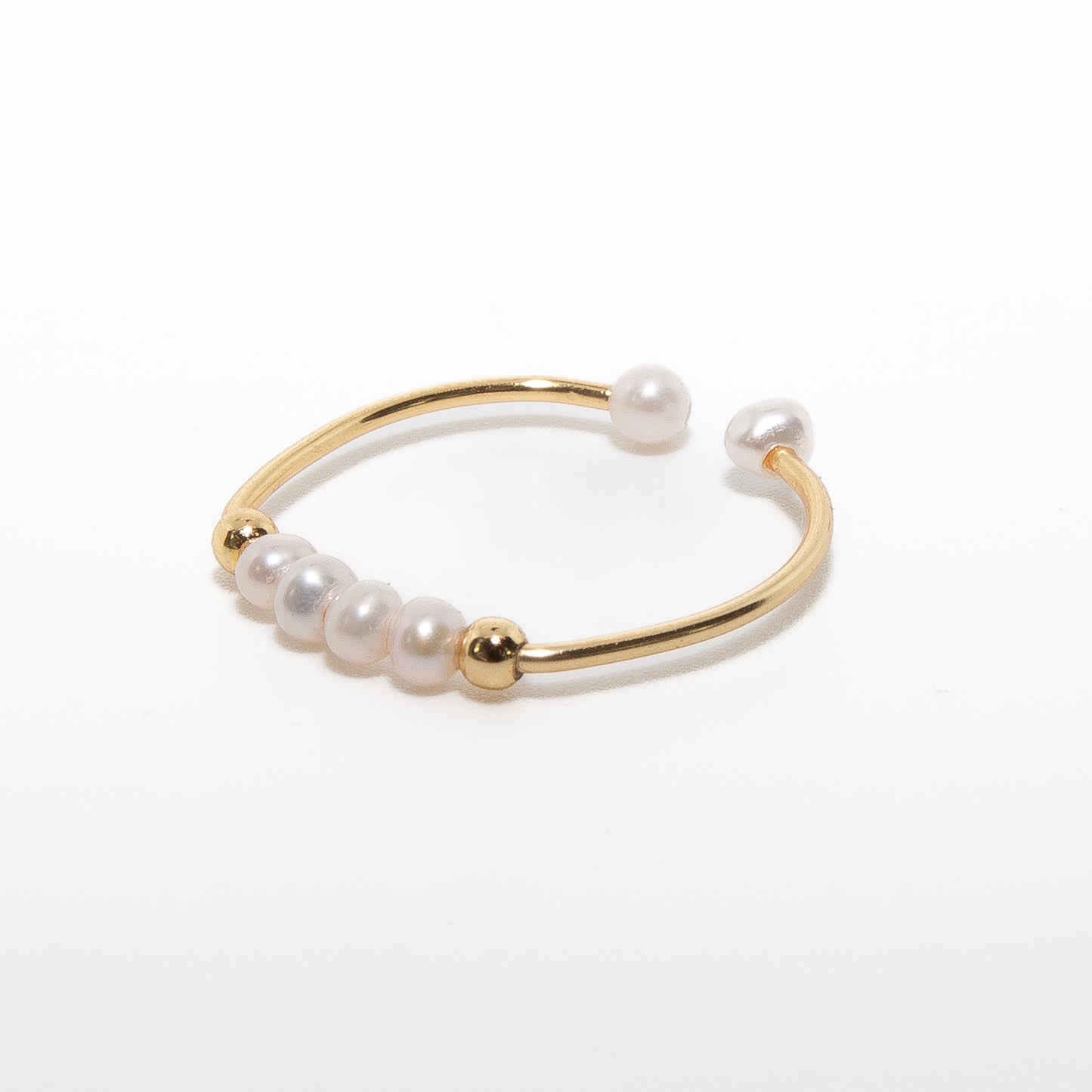 Golden Orbit Ring