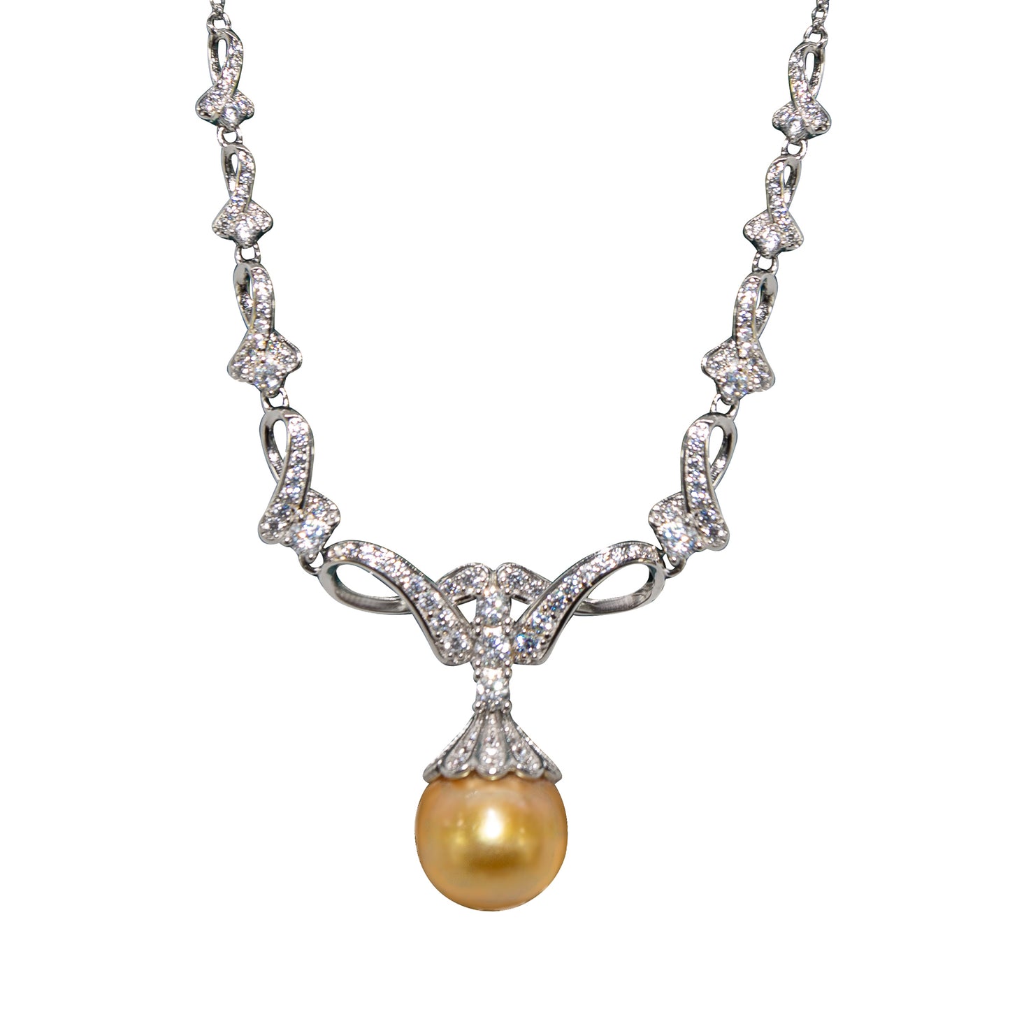 Golden South Sea Radiance Necklace