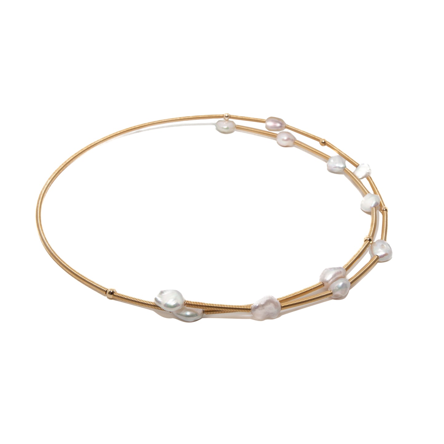 Keshi Halo Necklace