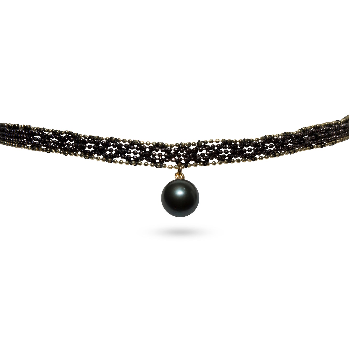 Midnight Pearl Choker