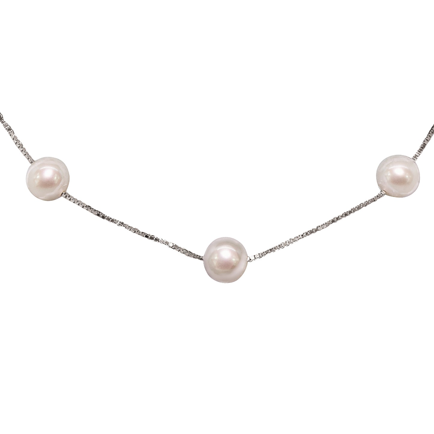 Silver Tin Cup Necklace