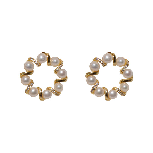 Petite Starlet Pearl Earrings