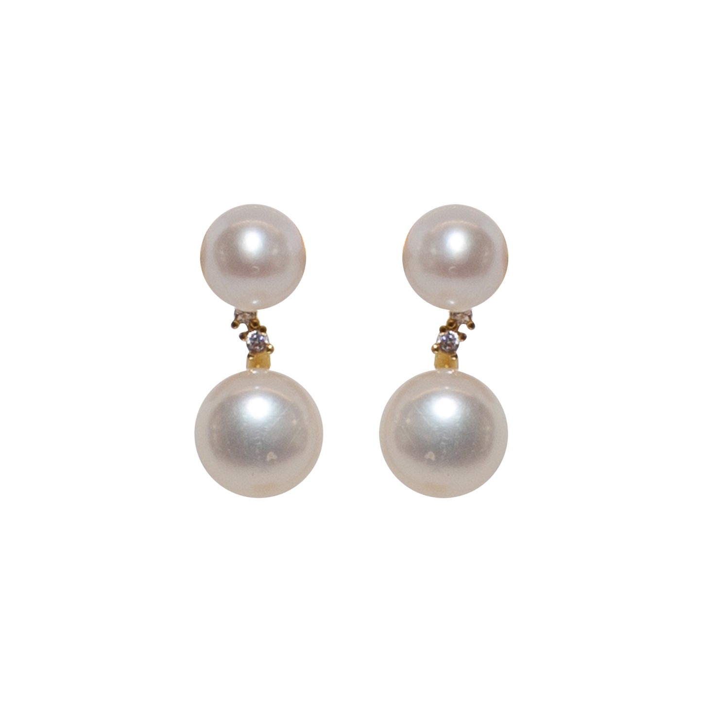 Duet Pearl Drop Earrings
