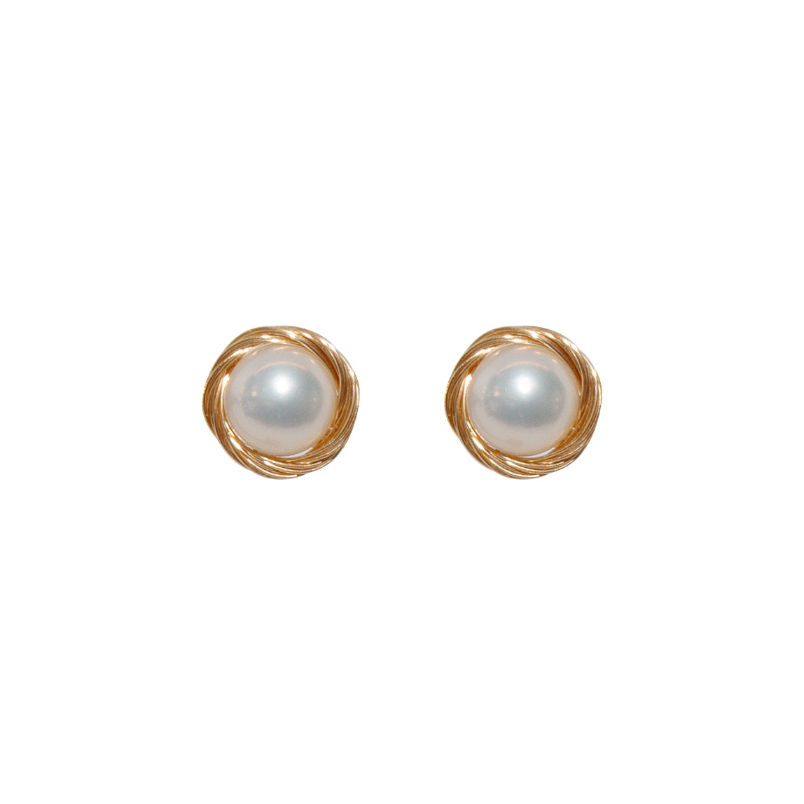 Baroque Pearl Gold Studs