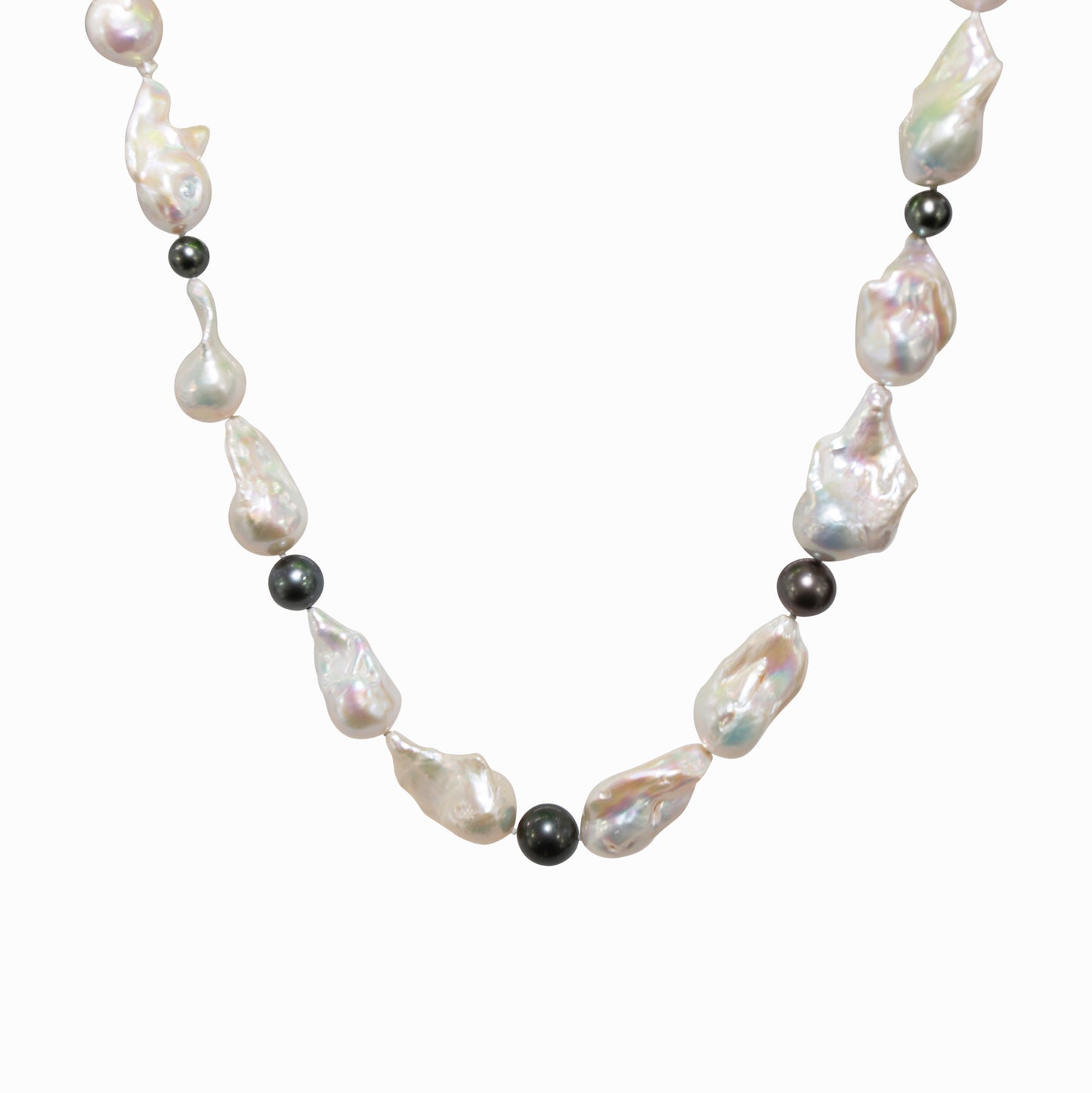 19-inch Sculpted Baroque Pearl Strand