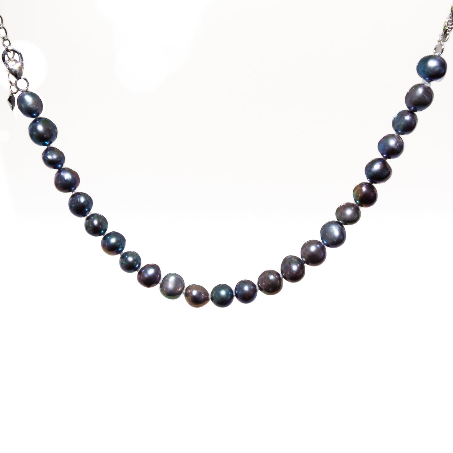 Azure Majesty Baroque Pearl Strand Necklace