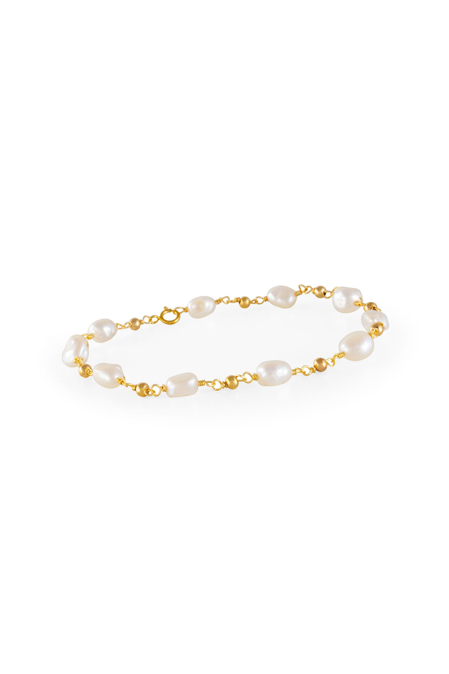 Golden Pebble Bracelet