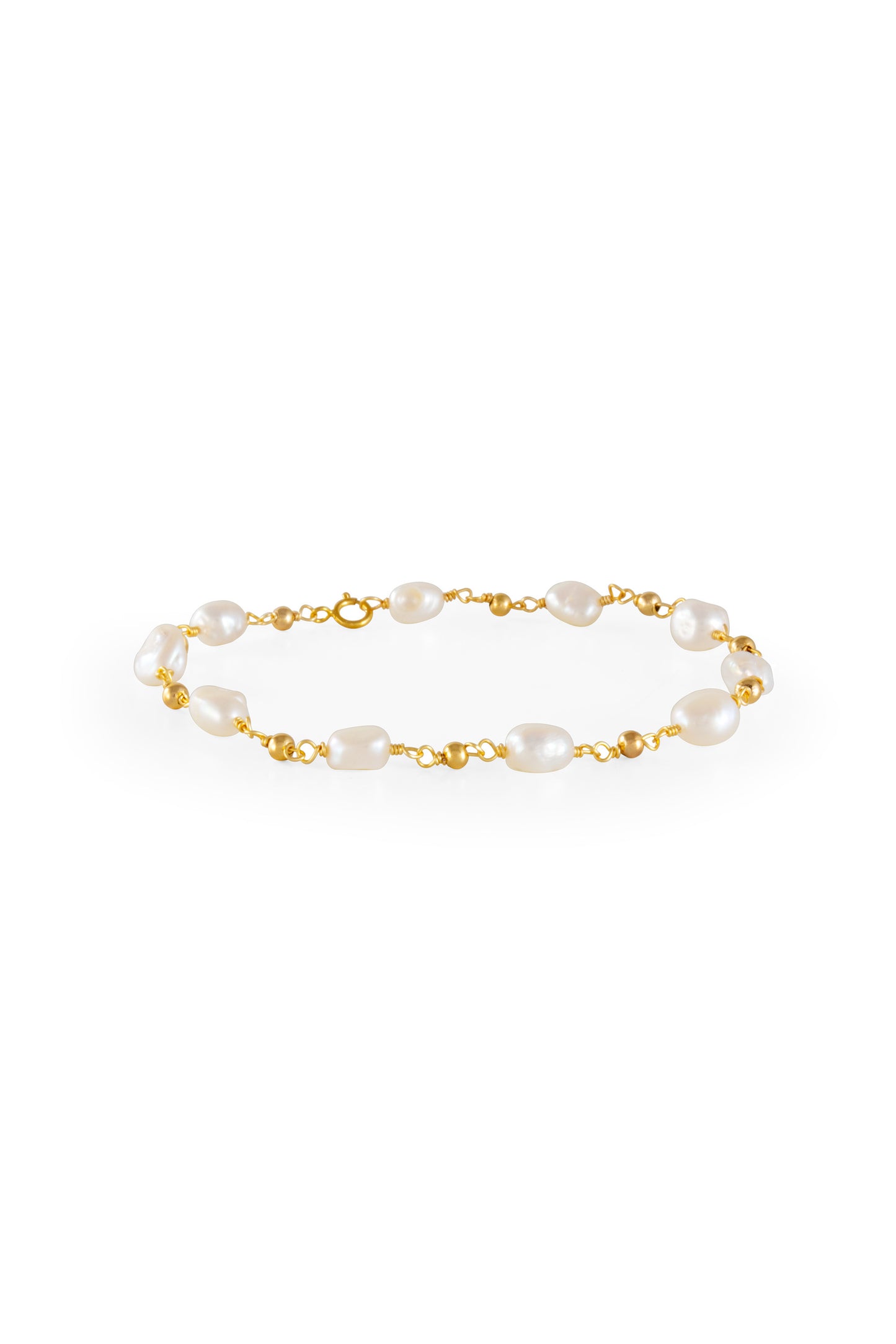 Golden Pebble Bracelet