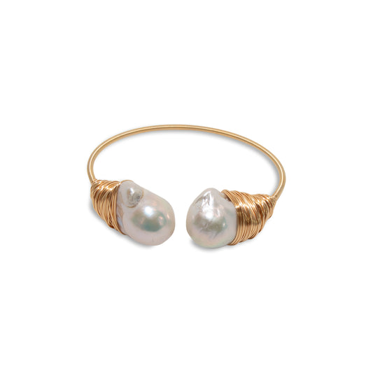 Golden Tide Baroque Cuff