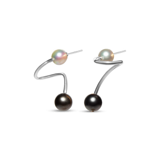 Luminous Duo Sea Pearl Earrings