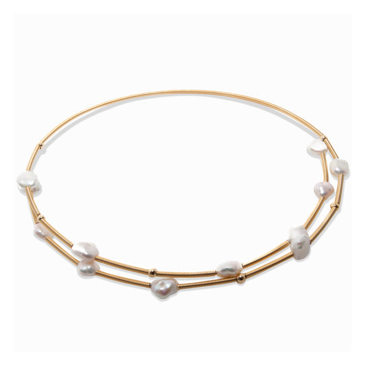 Keshi Halo Necklace