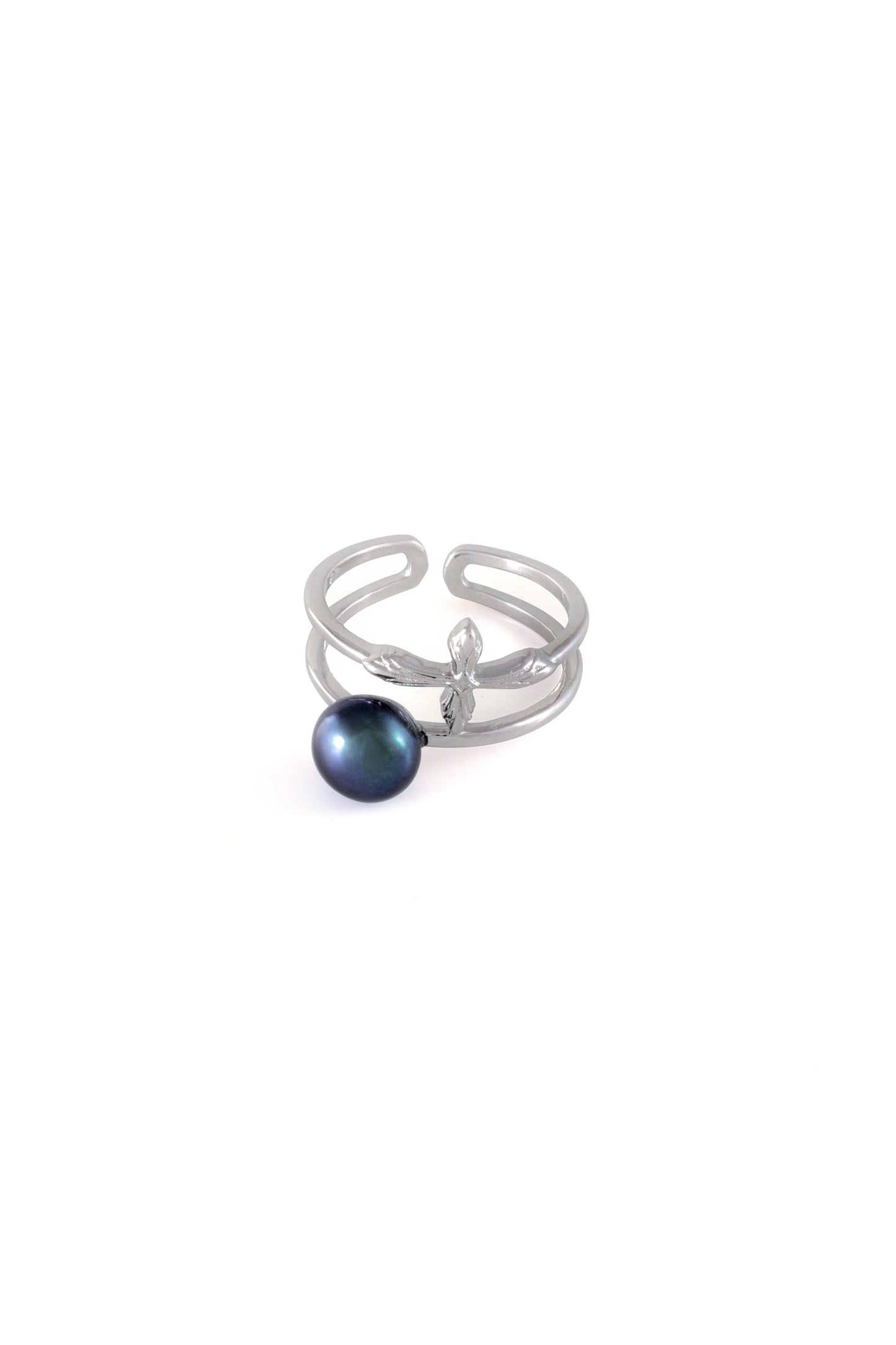 Midnight Leaf Ring