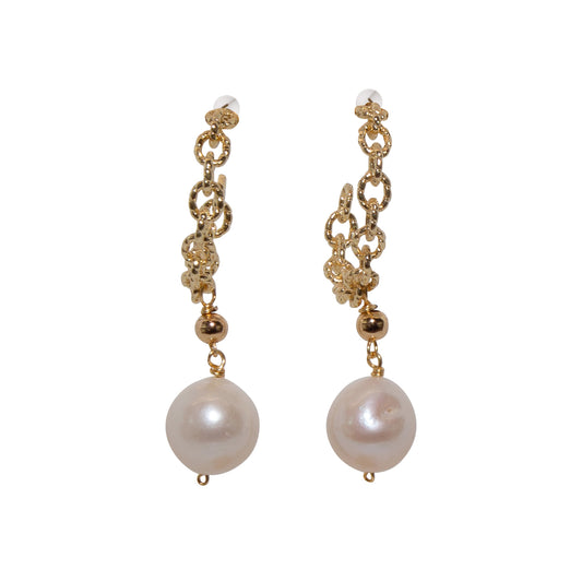 Verona Pearl Hoops