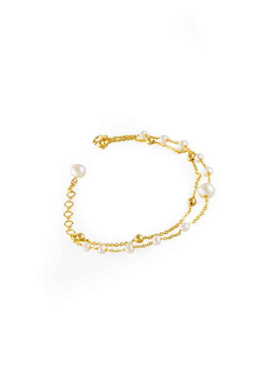 Sunlit Pearl Bracelet