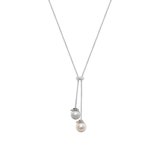 Twin Pearl Harmony Necklace